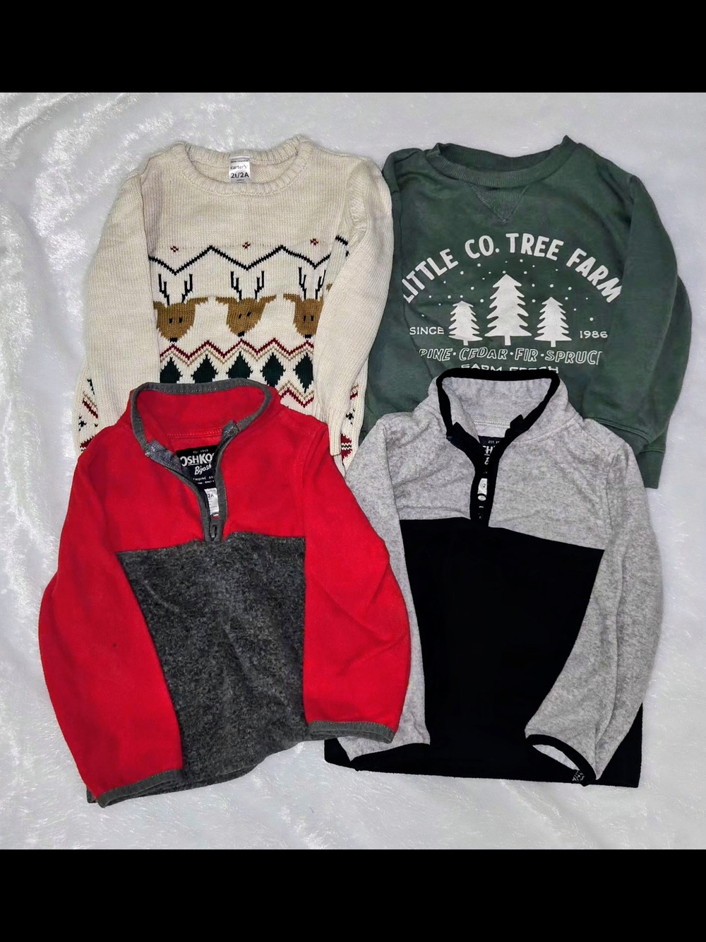 Toddler Boys Sweatshirt/Sweater Bundle
